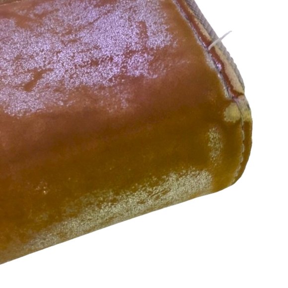 Rustic Brown & Gray Zip Flap Wallet Wristlet - Picture 4 of 6